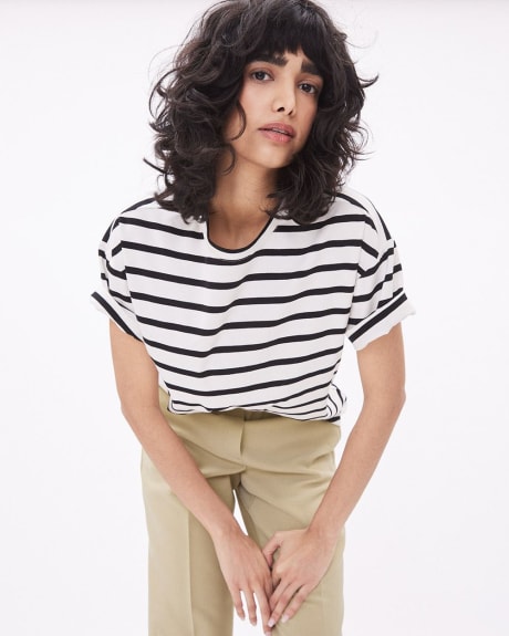 Relaxed-Fit Short-Sleeve Crew-Neck Tee