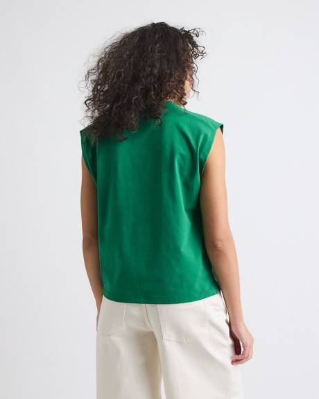 Camisole Classique &agrave; Col Rond