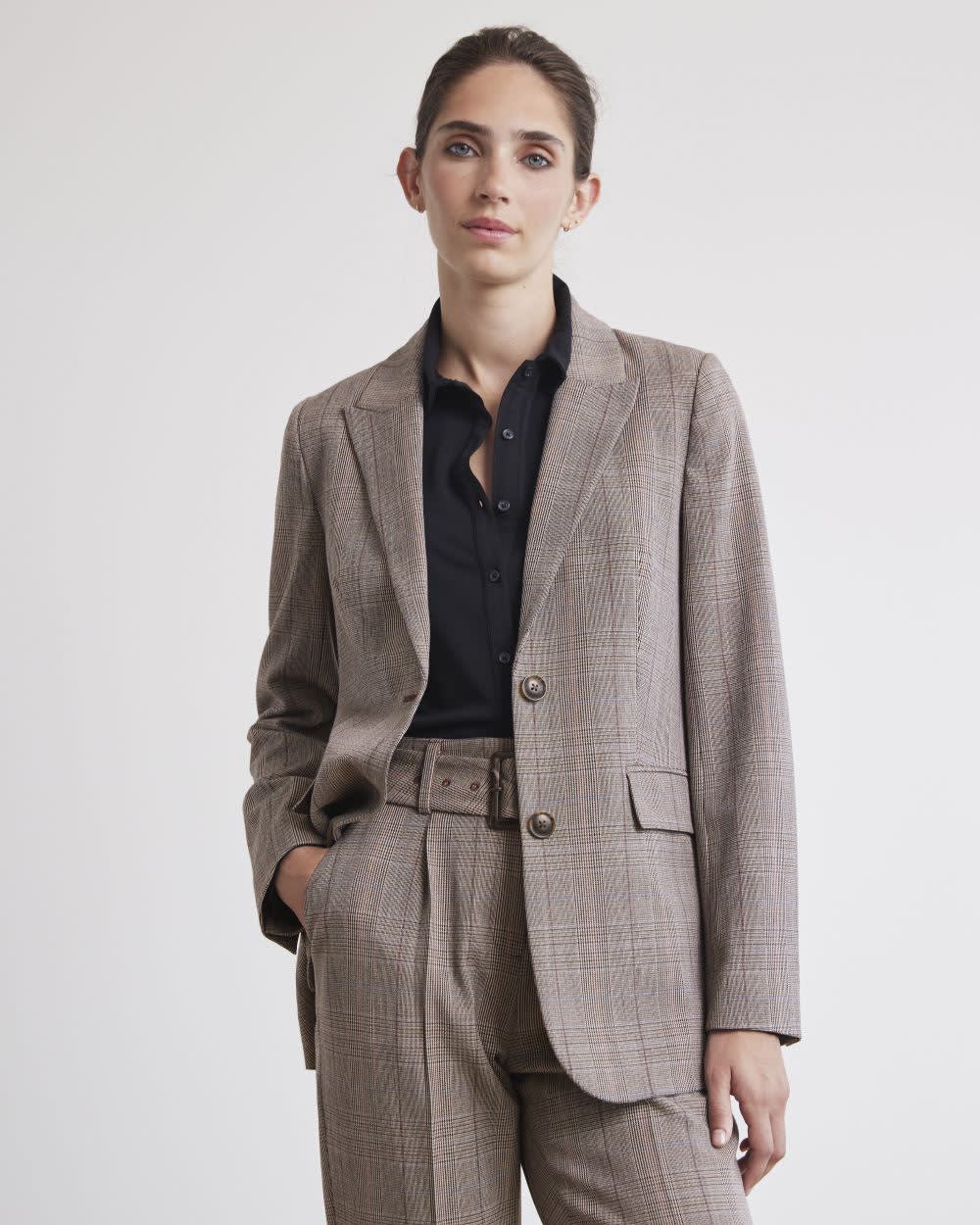 Veston Carreaut?� D?�contract?� ?� Boutonnage Double | RW&CO.