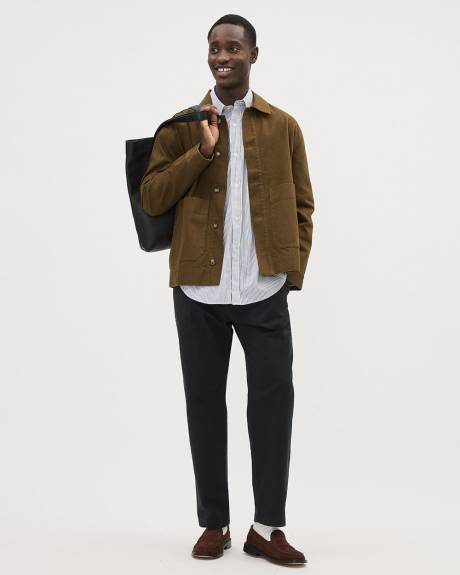 Solid Twill Overshirt