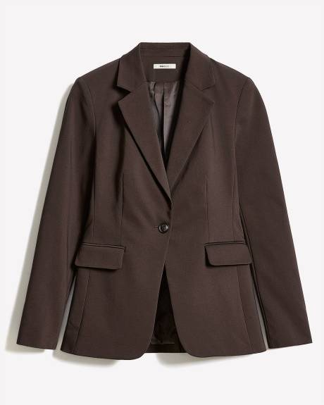 Limitless One-Button Fitted Blazer
