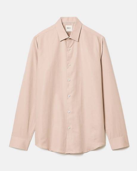 Tailored-Fit Linen Dress Shirt