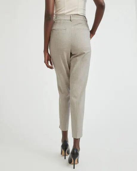 Slim Curvy Ankle Pant with Side Slit