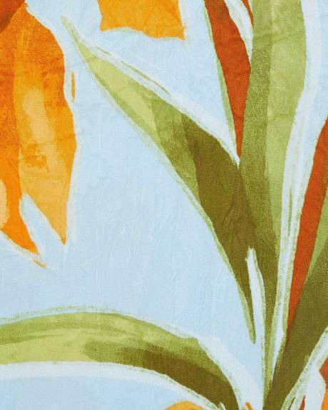 High-Rise A-Line Midi Skirt