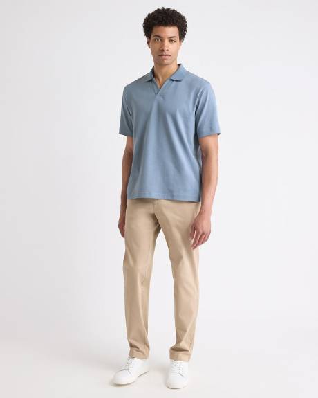 Solid Short-Sleeve Polo