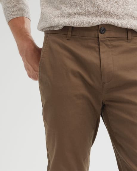 Pantalon Chino Coupe Étroite À Poche De Biais - 30''
