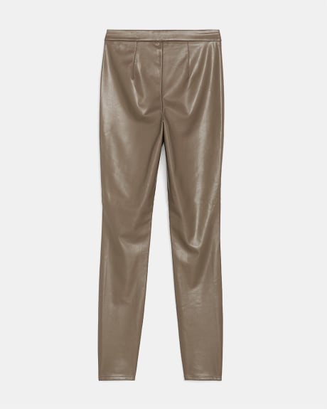 High-Waisted Faux-Leather Legging Pant - 30''
