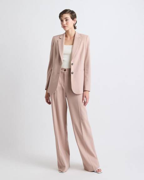 Pink Two-Button Blazer