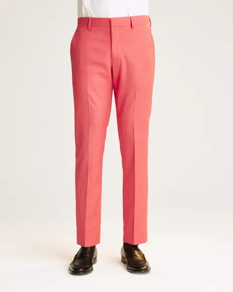 Slim Fit Bright Pink Suit Pant