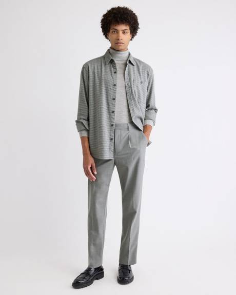 Surchemise à Motif Pied-de-Poule