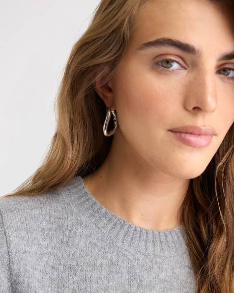 Sculptural Hoop Earrings