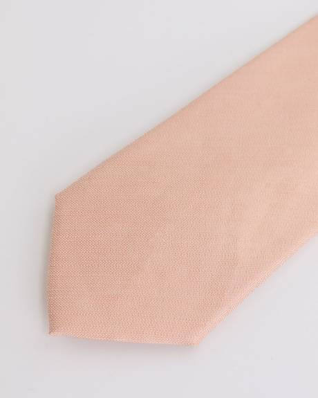 Linen-Blend Regular Tie
