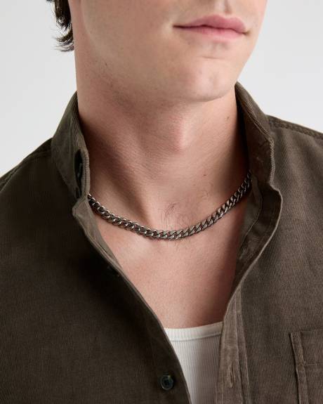 Stainless Steel Flat Necklace