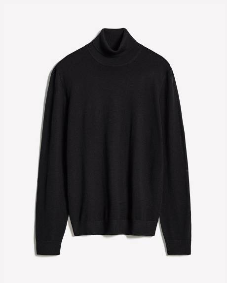 Merino Wool Turtleneck Sweater