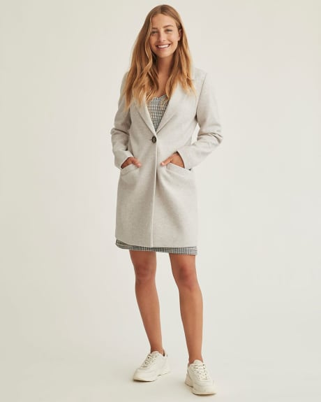 Classic One Button Transition Top Coat
