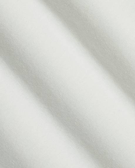 Eyelet-Short-Sleeve Top