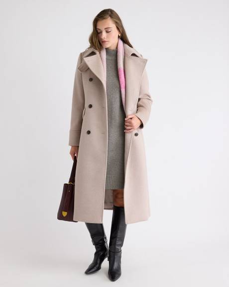 Merino Wool High-Neck Sweater Dress