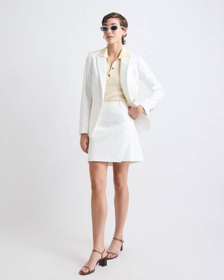 Limitless A-Line Mini Skirt with Wrap Detail