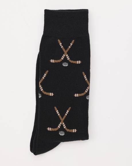 Hockey Sticks Socks