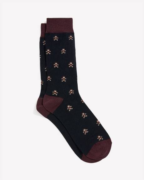 Gingerbread Cookie Socks