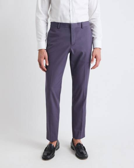 Slim-Fit Dark Violet Suit Pant