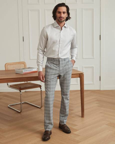 Tailored Fit 2 Tone Dobby Shirt