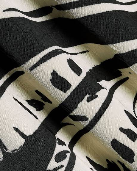 Robe Midi Sans Manches &agrave; Encolure Licou