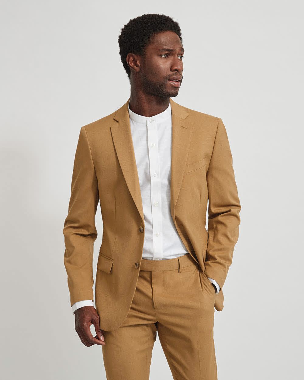 Slim Fit Mustard Suit Blazer | RW&CO.
