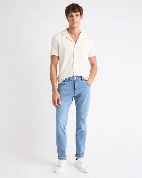 Slim-Fit Light-Wash Denim Pant