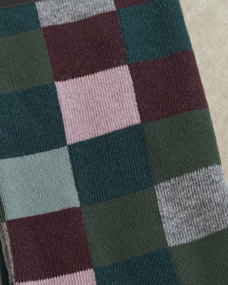 Green Square Socks