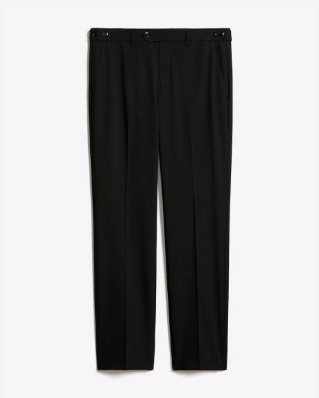 Black Tailored-Fit Essential Pant