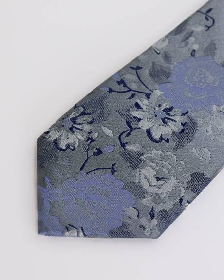Floral Lavender Regular Tie