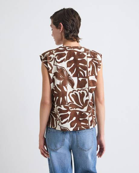 Camisole Classique &agrave; Col Rond