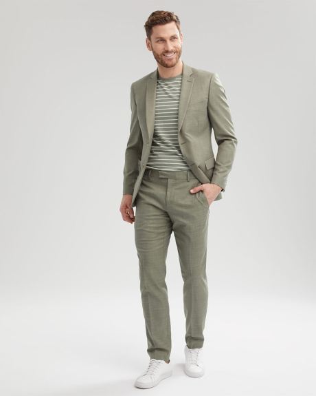 Slim Fit Soft Moss Suit Blazer