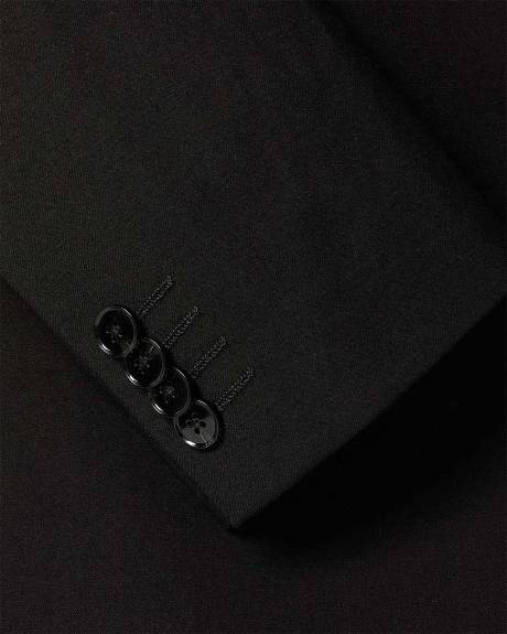 Veston De Complet Essentiel En Mélange De Laine Noir