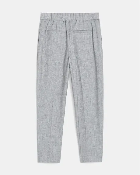 Grey Mid-Rise Jogger Ankle Pant - 27"