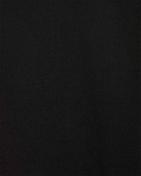 Twill High-Rise Barrel Pant