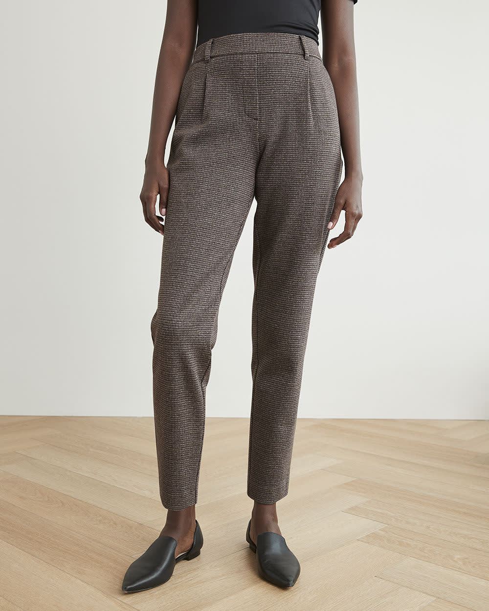Mid-Rise Houndstooth Jogger Pant - 28