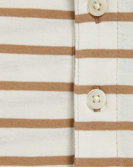 Striped Short Sleeve Polo