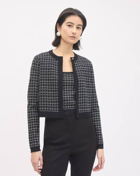 Camisole Carreaut&eacute;e &agrave; Encolure Carr&eacute;e