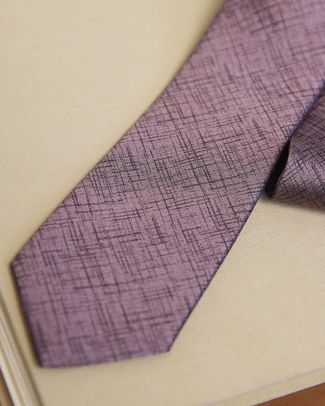 Cravate Étroite Texturée