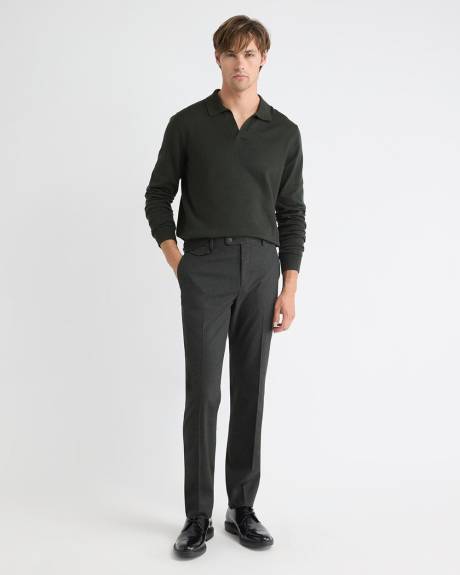 Pull à Manches Longues avec Col Johnny