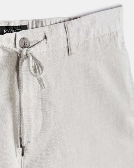 Cotton and Linen Blend Short – 10.5"