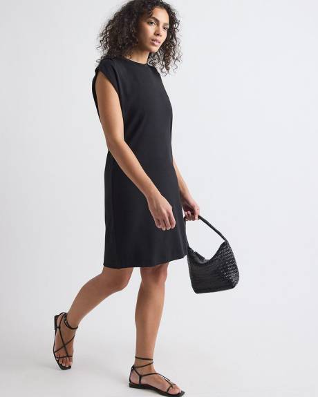 Robe &agrave; Manches Tr&egrave;s Courtes avec Ceinture Amovible