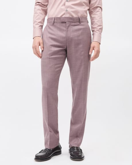 Tailored-Fit Plum Suit Pant