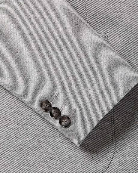 Veston en Tricot à Coupe Étroite