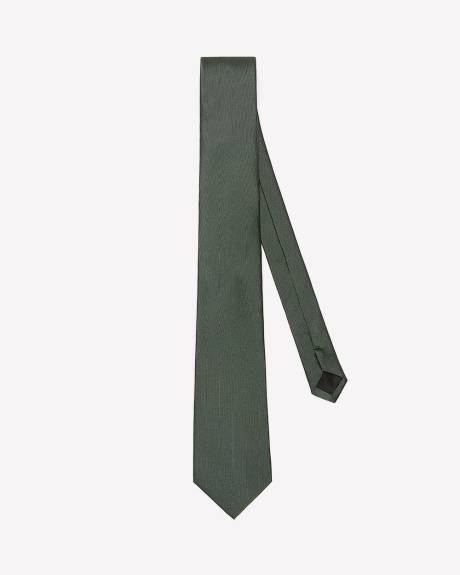 Solid Green Regular Tie