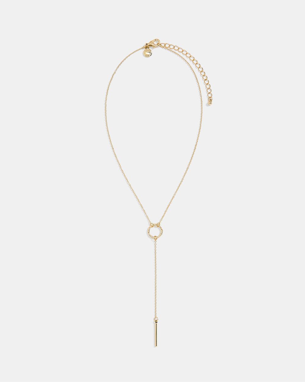 YShaped Necklace with Thin Stick Pendant RW&CO.