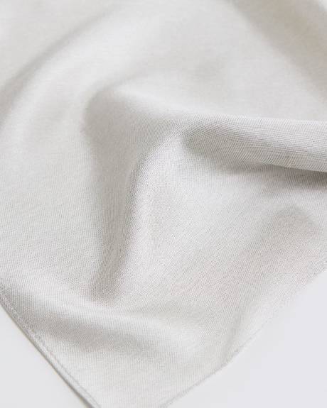 Mouchoir Uni au Fini Scintillant