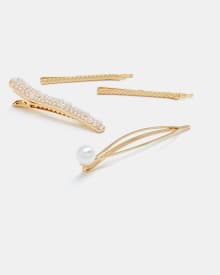 Golden Hair Pins - Set of 4